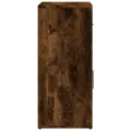 Buffet chêne fumé 60x31x70 cm bois d'ingénierie