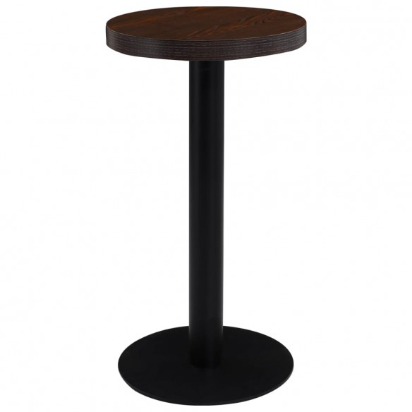 Table de bistro Marron foncé 40 cm MDF