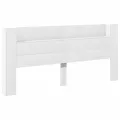 Armoire tête de lit avec LED blanc 220x16,5x103,5 cm