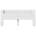 Armoire tête de lit avec LED blanc 220x16,5x103,5 cm