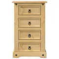Table de chevet Corona 53x39x84 cm bois de pin massif