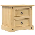 Table de chevet Corona 53x39x50 cm bois de pin massif