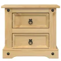 Table de chevet Corona 53x39x50 cm bois de pin massif