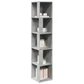 Armoire d'angle Gris béton 33x33x164,5 cm Aggloméré