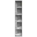 Armoire d'angle Gris béton 33x33x164,5 cm Aggloméré