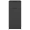 Armoire de bureau noir 33,5x50x75 cm bois d'ingénierie