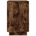 Buffet chêne fumé 102x35x55 cm bois d'ingénierie