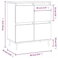 Buffet Chêne marron 60x35x70 cm Bois d'ingénierie