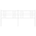 Tête de lit métal blanc 200 cm