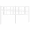 Tête de lit métal blanc 150 cm