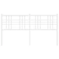 Tête de lit métal blanc 150 cm