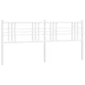 Tête de lit métal blanc 193 cm