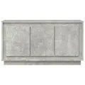 Buffet gris béton 102x35x55 cm bois d'ingénierie