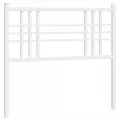 Tête de lit métal blanc 100 cm