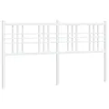 Tête de lit métal blanc 160 cm