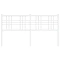 Tête de lit métal blanc 160 cm
