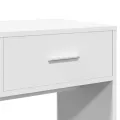 Coiffeuse avec miroir blanc 80x39x80 cm