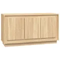 Buffet chêne sonoma 102x35x55 cm bois d'ingénierie