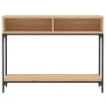 Table console chêne sonoma 100x30,5x75 cm bois d'ingénierie