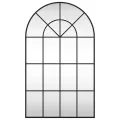 Miroir mural noir 60x100 cm arche fer