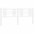 Tête de lit métal blanc 180 cm