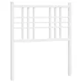 Tête de lit métal blanc 80 cm
