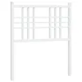 Tête de lit métal blanc 75 cm