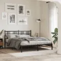Tête de lit métal noir 160 cm