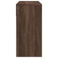 Coiffeuse avec miroir chêne marron 80x39x80 cm