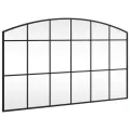 Miroir mural noir 100x60 cm arche fer