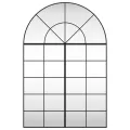 Miroir mural noir 100x150 cm arche fer