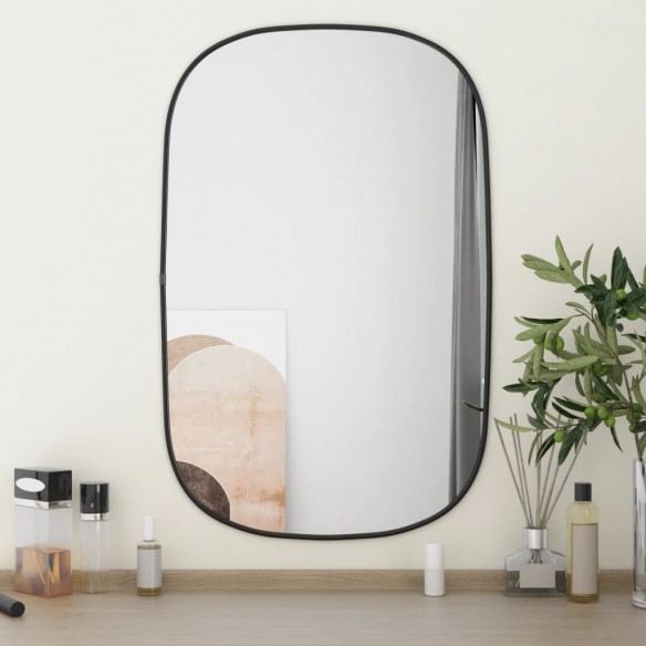 Miroir mural Noir 70x45 cm