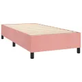 cadre de lit et matelas et LED Rose 80x200cm Velours