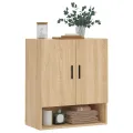Armoire murale chêne sonoma 60x31x70 cm bois d'ingénierie