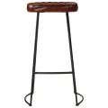 Tabourets de bar Gavin 2 pcs marron foncé 44x37,5x78 cm