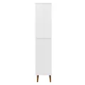 Bibliothèque MOLDE Blanc 85x35x170,5 cm Bois massif de pin