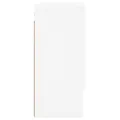 Armoire murale blanc 60x31x70 cm bois d'ingénierie