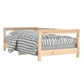 Cadre de lit pour enfant 70x140 cm bois de pin massif