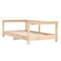 Cadre de lit pour enfant 70x140 cm bois de pin massif