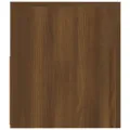 Tables de chevet 2 pcs avec LED chêne marron 60x35x40 cm