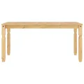 Table à manger Corona 160x80x75 cm bois massif de pin