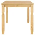 Table à manger Corona 160x80x75 cm bois massif de pin