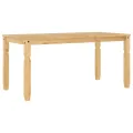Table à manger Corona 160x80x75 cm bois massif de pin