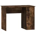 Bureau chêne fumé 100x55x75 cm bois d'ingénierie