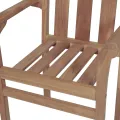 Chaises de jardin empilables avec coussins 6 pcs Teck solide