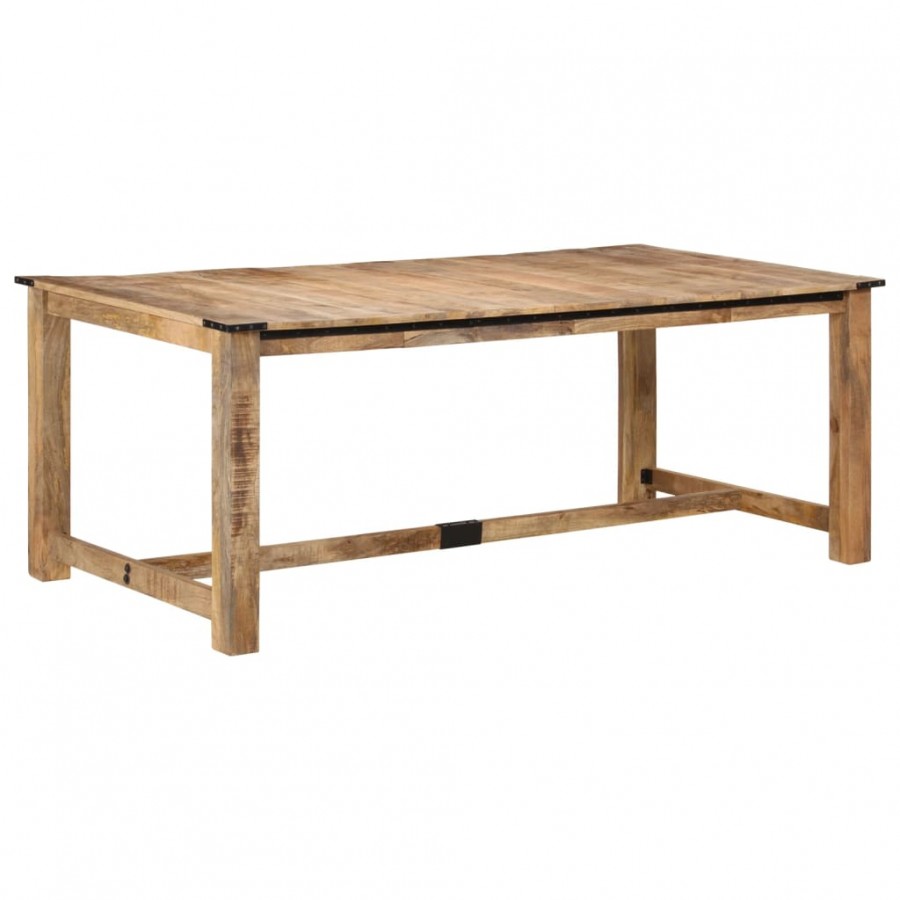 Table à manger 200x100x75 cm bois de manguier massif