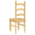 Chaises à manger lot de 2 Corona 42x47x107cm bois massif de pin