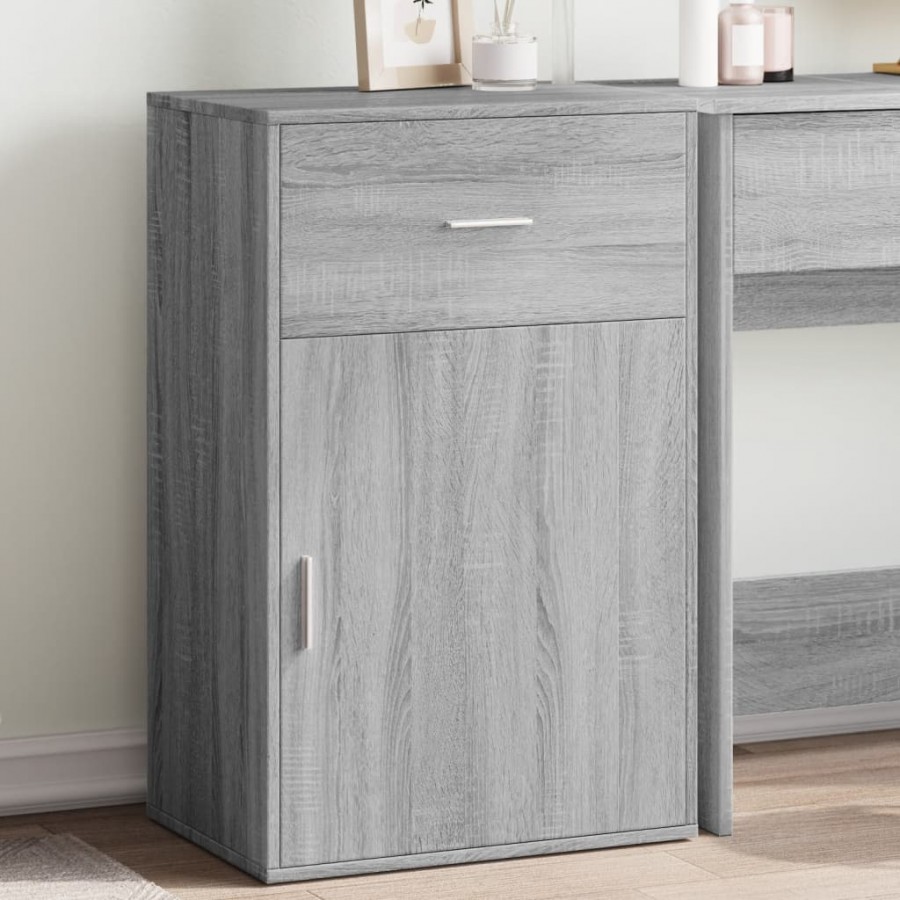 Armoire de rangement sonoma gris 56,5x39x90 cm bois ingénierie