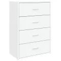 Buffet blanc 60x31x84 cm bois d'ingénierie