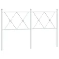 Tête de lit métal blanc 137 cm